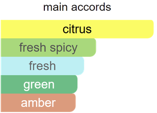 Main accords for Inspira as shown in the Mini Scents catalogue
